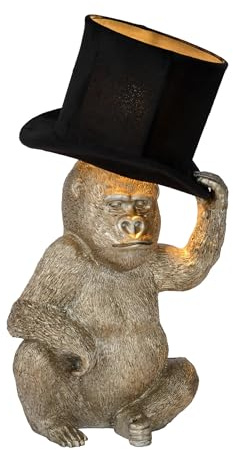 LUCIDE EXTRAVAGANZA GUST - Tischlampe - Ø 22 cm - 1xE14 - Schwarz