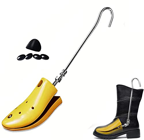 Docuuleuy Shoe Boot Stretcher for Thick Feet,Stretching Work Boots Instep Height,Adjuatable Pro Shoe Boot Trees Expander Higher Spreader,for Women/Men Sneakers Flat Shoes Hiking Boots