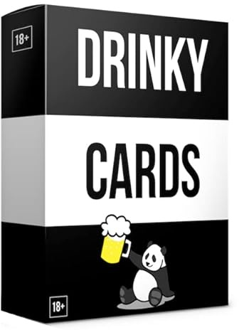 Drinky Cards - Drinking Games For Adults Party | Card Games For Adults | Fun Drinking Card Games | Hen Games & Stag Games | 100 Unique Challenges