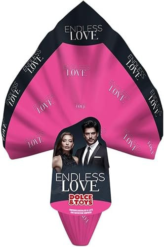 Uova di Cioccolato al Latte Endless Love da 250 gr Pasqua 2025 con adesivo Zeus Party