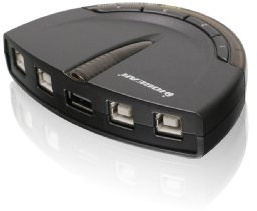 IOGEAR 4-Port USB 2.0 Automatic Printer Switch, GUB431