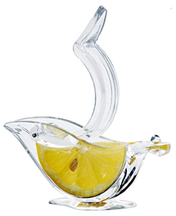 Louis Tellier - Zitronenpresse 1⁄2 Scheibe - Transparent - Made in France - 12 cm x 3 cm x 6 cm