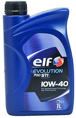 ELF Huile moteur Evolution 10W-40 Huile en partie synthétique huile ACEA A3/B3 ACEA A3/B4 API SN API CF 700 STI 1 L Compatible avec VW Golf IV 3/5 portes 1J1 Golf V 3/5 portes 1K1 Touran I 1T1, 1T2