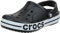 Crocs Unisex Adult Bayaband Clog, Schwarz Weiß, 48/49 EU
