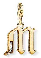 Thomas Sabo Damen Charm-Anhänger L Buchstabe Charm Club 925 Sterling Silber 1618-414-39