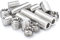 ANSIEDIO Tornillos Allen Sin Cabeza Grub Tornillos de Acero Inoxidable Tornillos Prisioneros de Cabeza Hexagona - M10×12mm,10 pcs