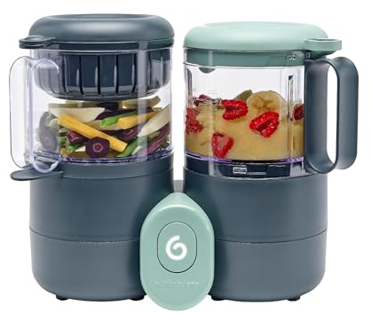 Babymoov Nutribaby One 4-in-1 Baby Food Maker, baby food blender and steamer, food processor for weaning, warmer, defroster