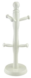 Acense Mug Tree Cup Holder Kitchen Mug Holder for Coffee Mugs & Tea Cups (Cream)