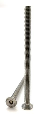 Viti M6x90 mm a testa svasata BTR in acciaio INOX A2 | Ø 6x90 mm - M6 x 90mm | Viti FHC a 6 scanalature (chiave esagonale) ISO 10642 / DIN 7991 | Viti inossidabile A2 (V2A/304): CONFEZIONE DA 5 pz