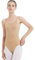 BALAYSIER Camisole Ballett Trikot für Damen und Mädchen Nude Ballettkleidung Nahtlose Turnanzug Camisole Tanztrikots mit verstellbaren Trägern(M)