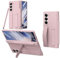 NINKI für Samsung Galaxy Z Fold 5 Hülle mit Displayschutz Samsung Fold 5 Hülle mit Stift Halter Galaxy z Fold 5 hülle mit handschlaufe Handyhülle für Samsung Galaxy Z Fold 5 Case Ständer Rosa