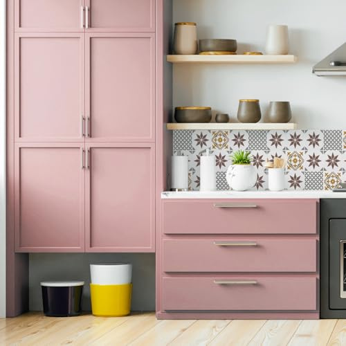 3 ROLL Pack Vinyl Warehouse 67cm x 2m d-c-fix Matt Ash Rose Pink Sticky Back Vinyl Furniture Wrap 8187