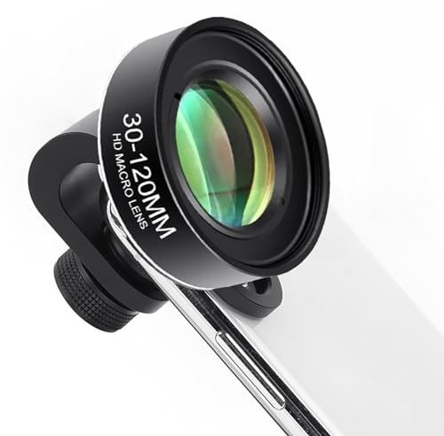 COSULAN 4K UHD Professional Macro Lens for Smartphones – 10X Magnification, Universal Clip Compatible with iPhone, Android, Pixel, Galaxy, OnePlus & More