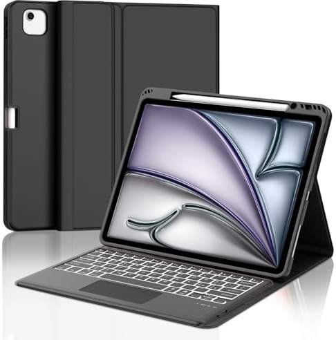 Occtingkind Per iPad Air 13 M4/M3/M2 Cover Tastiera con RGB & TP Italiana