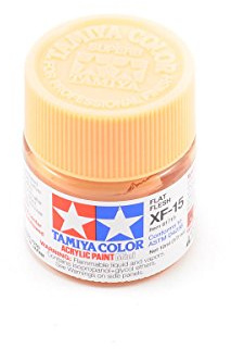 Tamiya 81715 Peinture acrylique Mini Mate Carne Flacon de 10 ml XF-15