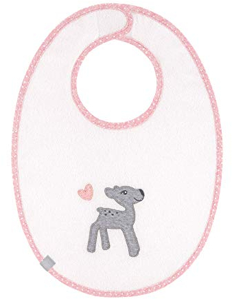 LÄSSIG Baby Kleinkind Lätzchen Medium wasserabweisend Klettveschluss/Medium Bib, Lela