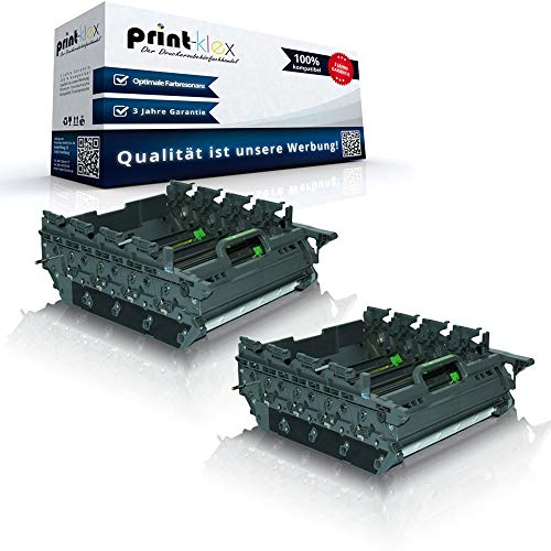 2x Print-Klex Trommeleinheiten kompatibel für Brother MFC-L8690CDW MFC-L8900CDW MFC-L9570CDW MFC-L9570CDWT MFC-L9570CDWTT MFC-L9570Series DR421CL DR 421CL DR421 DR-421CL Bild BKCMY Trommel - Office Li