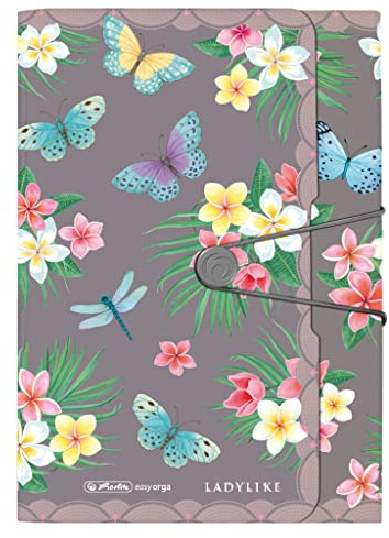herlitz fackmapp av PP, motiv: Ladylike Butterflies, 1 st
