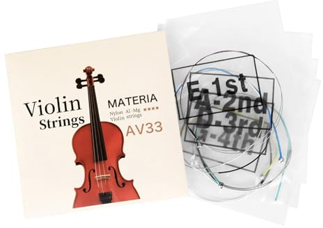 Universal AV33 Violinsaiten Ersatz Rostfreie Nylon Violine Geigensaite Für Professionelle Und Studentische Geigenspieler Nylon Violine Geigensaite Für Profis Heller Und Klarer Einfach Zu