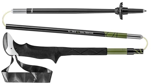 LEKI Khumbu Pro FX.One TA - Bastone da trekking da uomo, colore: Nero/Bianco 125