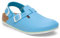 BIRKENSTOCK Tokio Pro Leder Clogs - Hochwertige Unisex Freizeit- und Berufsschuhe für Medizin, Gastronomie und Service, Farbe: Sky Blue, Gr: 45