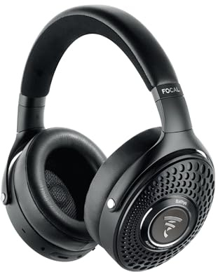 Focal BATHYS Over Ear HiFi Bluetooth Wireless Headphones with Active Noise Cancelation (Black Stealth)