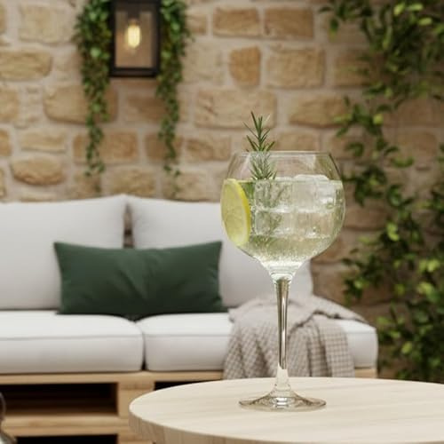 Ambassador Copa Combinado 79cl – Set 6 Unidades – Copas de Cristal Transparente y Resistente – Ideal para Cócteles, Combinados o Gin Tonics