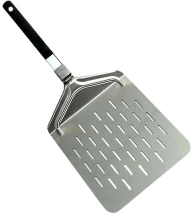 Pitycbo Pizza Buccia Pizza Turner Turner Strumenti da Forno da Forno da Cucina a con Manico Pieghevole per Cucinare, Perforato