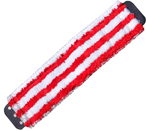 Unger SmartColor MD40R MicroMop 7.0 (Red, 7 mm Long Fibres, for Floors with Rough Surface + Flat Joints, Best Dirt Absorption, Streak-Free Cleaning, Mop)