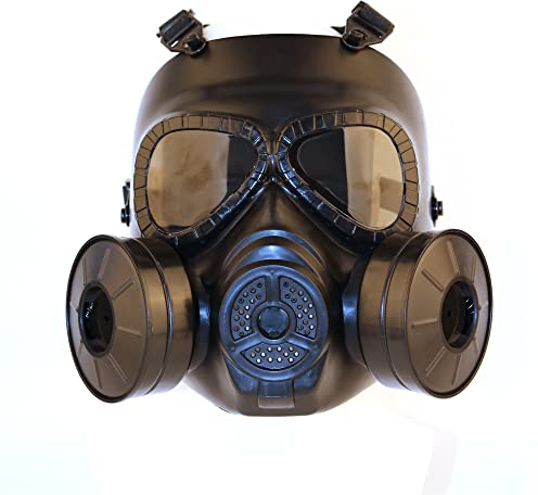 Paintball Maske, Anti-Beschlag Taktische Vollgesichts-Dummy-Gasmaske, Totenkopf-CS-Maske für Cosplay, Halloween, Wargame-Maskerade