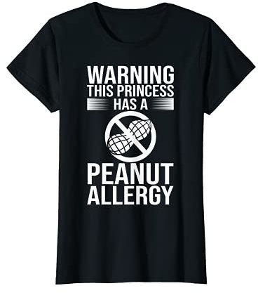 Test de signe d'allergie aux noix d'arachide T-Shirt