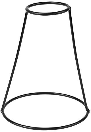 Miskall Planteur de Cube en métal Moderne, Bol Vase en métal Minimaliste Formes créatives Vase à Fleurs en métal Noir Cadre Porte-Plante café décor à la Maison(C)