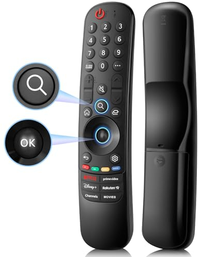 Télécommande-Universelle-pour-LG-Smart-TV, télécommande-Magic Compatible avec Les téléviseurs LG OLED QNED NanoCell 4K Smart TV (Pas de Voix, Pas de pointeur)