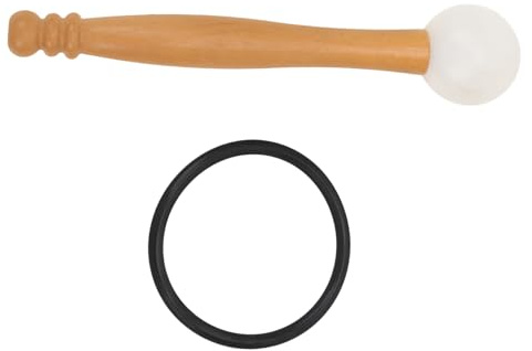 Yardwe Golpeador De Goma Para Cuenco De Sonido Budista Sencillo Para Cuenco Sonoro De Madera Para Tibetano Accesorio Para Instrumento De Percusión Uso Yoga y Meditación