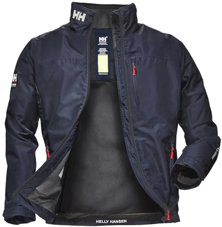 Helly Hansen Men's Crew Midlayer Jacket, Navy, M