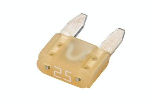 Hella Fusible - Fusible mini con conector plano - 25A - blanco - Cant.: 5 - 8JS 728 596-871, 25A (blanco)