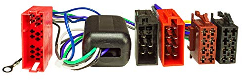 tomzz Audio 7003-001 Aktivsystem Radio Adapter kompatibel mit Audi A2 A3 A4 A6 A8 4x100 Watt max. Mini-ISO auf 16pol ISO Norm