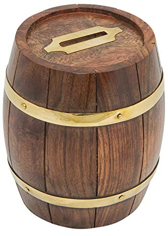 mare-me Spardose Holzfass
