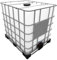 REKUBIK 1000l IBC Container Rebottled »Food« auf Stahlpalette (Neuwertig) Armaturgröße S60x6 Grobgewinde, Größe DN 150