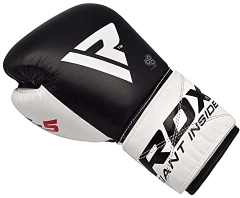 RDX S5 Boxhandschuhe Sparring mit Klettverschluss Leder (10oz)