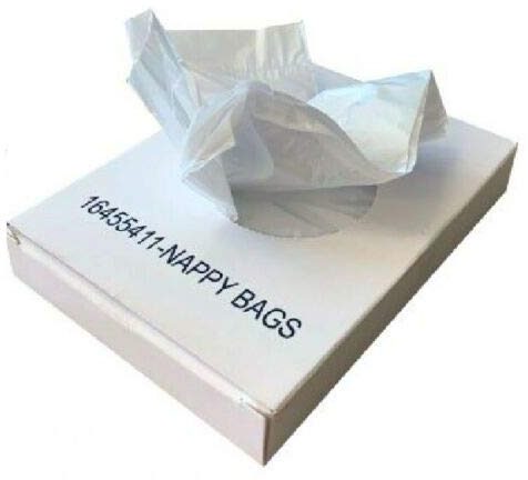 160 Disposable Fragranced Nappy Bags Bin Sacks Baby Tie Handle Diaper Scented