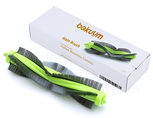BAKUUM Rodillo principal, cepillo central para iRobot Roomba Combo. Pack repuestos y accesorios para robot aspirador. Cepillo para Roomba