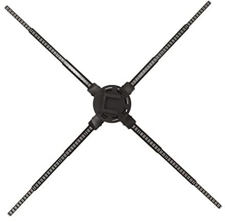 Projecteur WiFi de Ventilateur D'hologramme 3D, Machine de publicité Holographique 3D, Ventilateur LED Holographique de Résolution 30.7x30.7in 2000x928 pour L'affichage Publicitaire