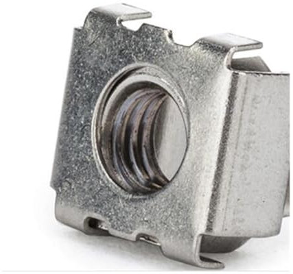 10 PZ In Acciaio Inox 304 Quartetto Dadi Flottanti Dadi Galleggianti Dadi Gabbia Dadi M6