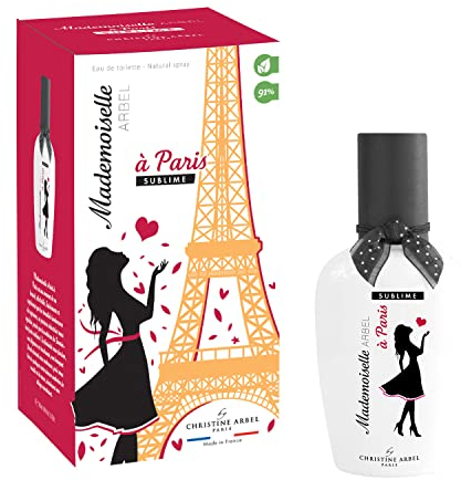 Christine Arbel Paris Mademoiselle Arbel à Paris SUBLIME eau de toilette florale parfum pour femme 100 ml Fabriqué en France