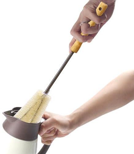 Fulenyi Brosse de nettoyage pour tasses, brosses à bouteilles, nettoyage à 360 ° pour brise-mur, centrifugeuse, , gobelet, verre