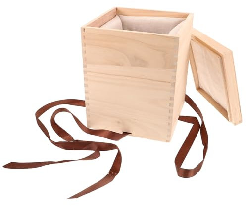 Cabilock Boîte De Rangement Bois Pour Thé Tasse Et Ouverture Facile Protection Fragile Coffret Cadeau Polyvalent Pour Vaisselle Et Bijoux
