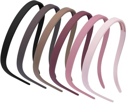 Headband Set for Glasses Wearers - ShiningUU 6 Pack Pressure-Free Design Non-slip Hair Bands | No Headache Headbands | Hairbands for Sunglasses & Eyewear