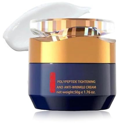 Crème pour le Visage Qingling, Crème Visage Anti-Âge aux Polypeptides Japonais - Réduit Rides, Ridules, Poches et Cernes - Hydratante et Raffermissante - Pour Hommes et Femmes (50g)