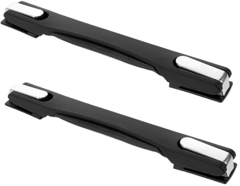 DEARMAMY 2 Pezzi Maniglia di Ricambio per Bagagli in Plastica Resistente Impugnatura Ergonomica per Valigie e Trolley Sostituzione Rapida per Viaggi e Riparazioni Bagagli